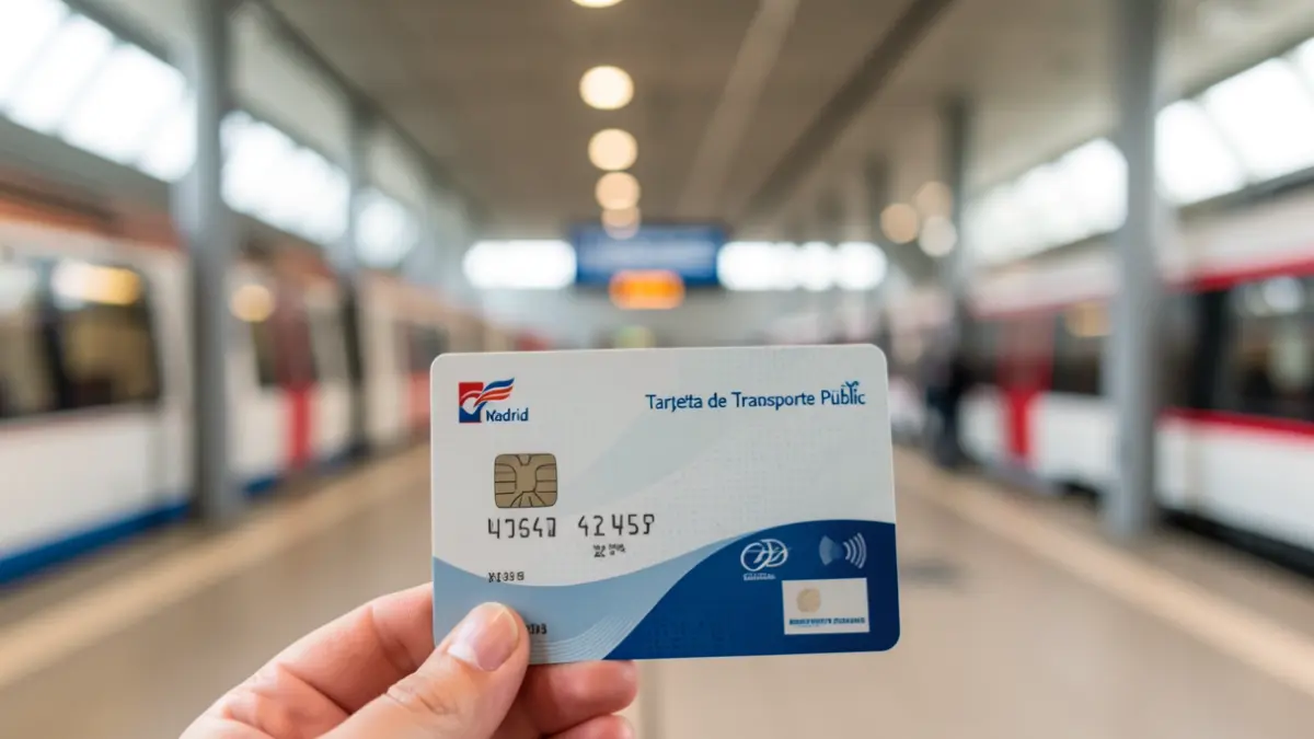 Madrid Public Transport Card.