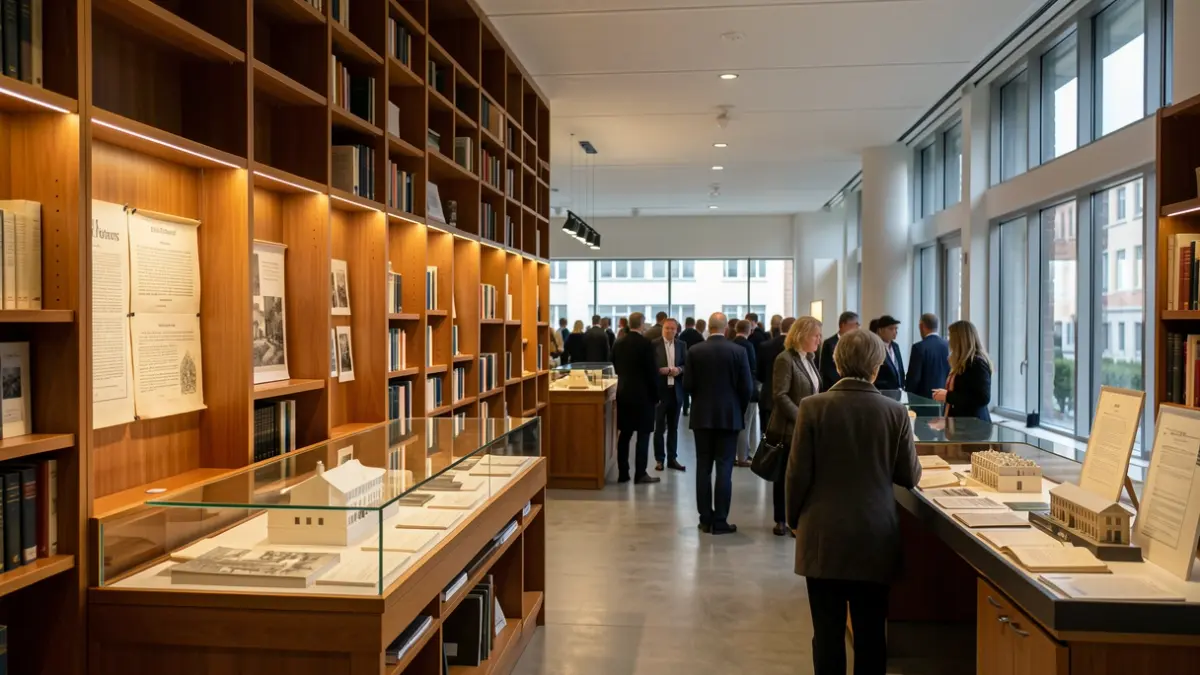 Historical exhibition about the evolution of Metro headquarters in Madrid.