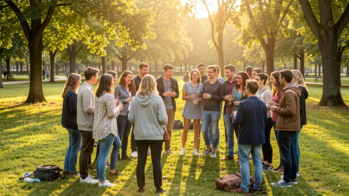 Generic image of a diverse group of young people participating in an inclusive leisure activity.