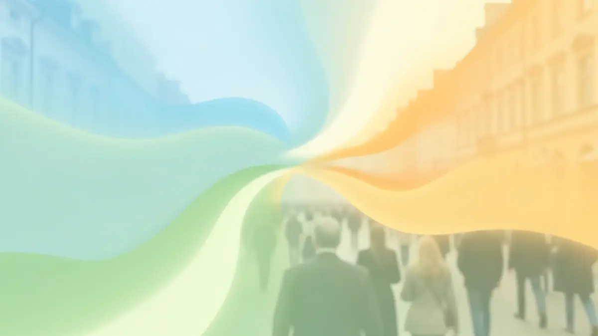 Imagen genérica de colores abstractos que representan calma y energía positiva.