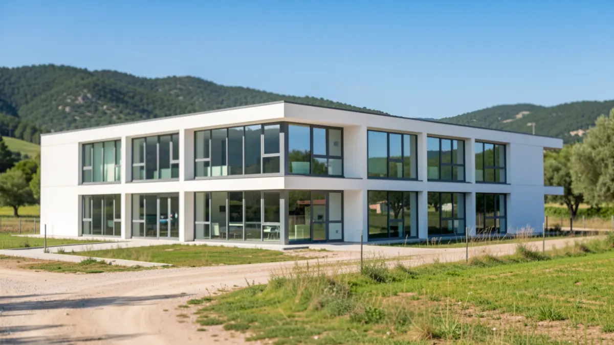 New headquarters of the Sierra Norte Mancomunidad in Lozoyuela.