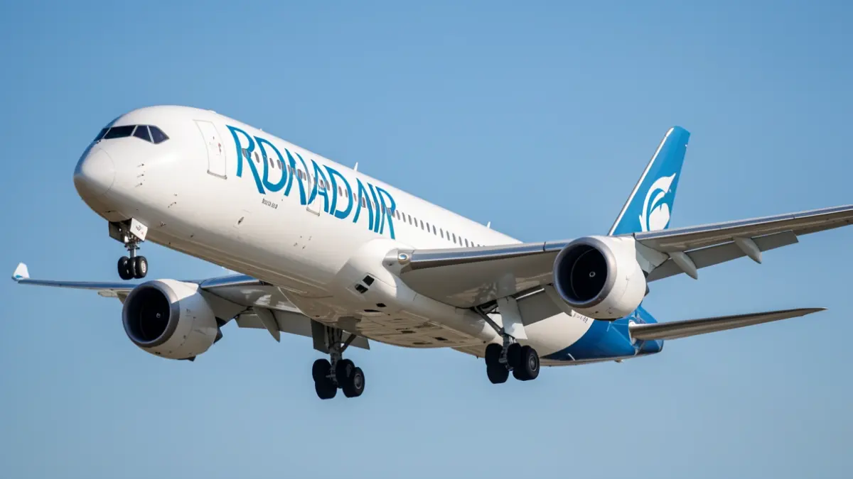 Avión Boeing 787-9 Dreamliner de Riyadh Air despegando.