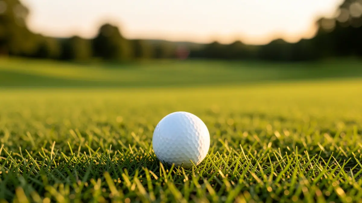 Generic image of a golf ball on the grass.