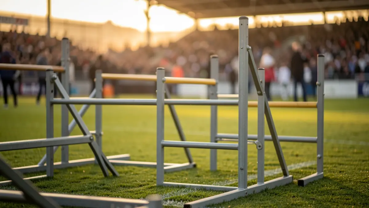 Generic image of sports equipment in a stadium.