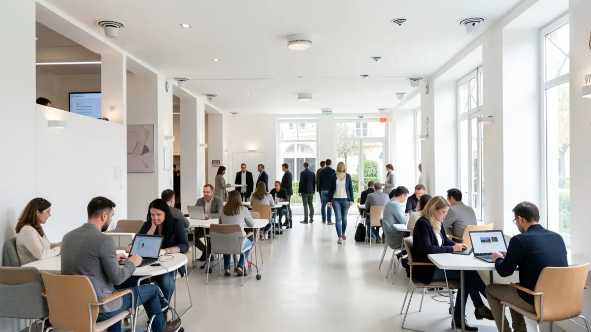 Image of the interior of the Isabel de Farnesio Cultural Center in Aranjuez with free WiFi access.