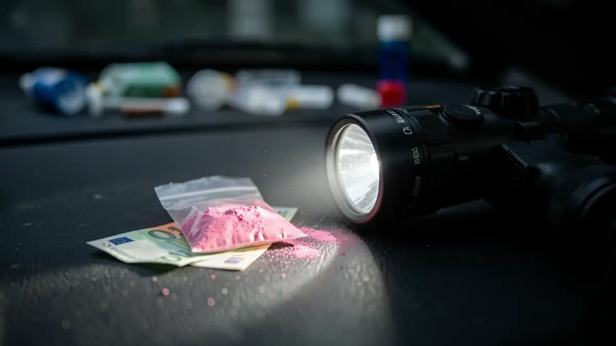 Image of drugs seized by Madrid Municipal Police in a car.