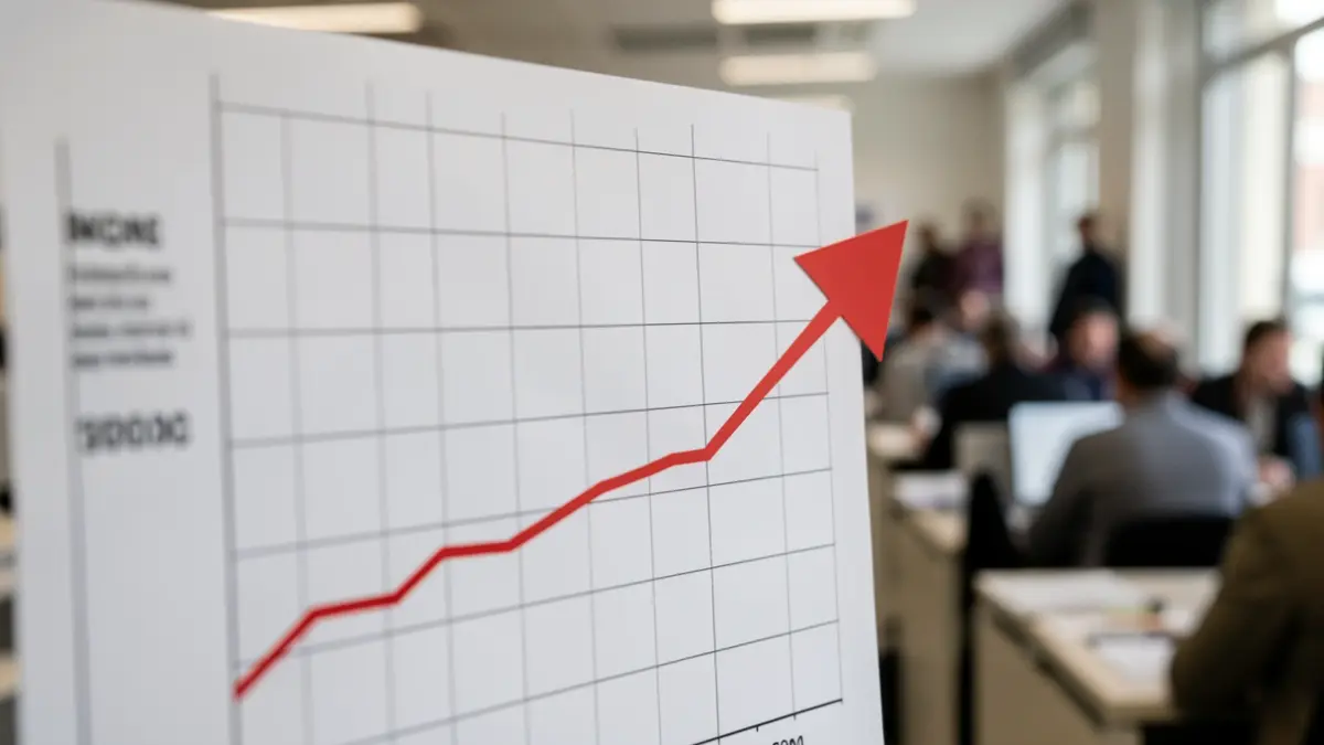 Unemployment graph with an upward trend in Alcorcón.