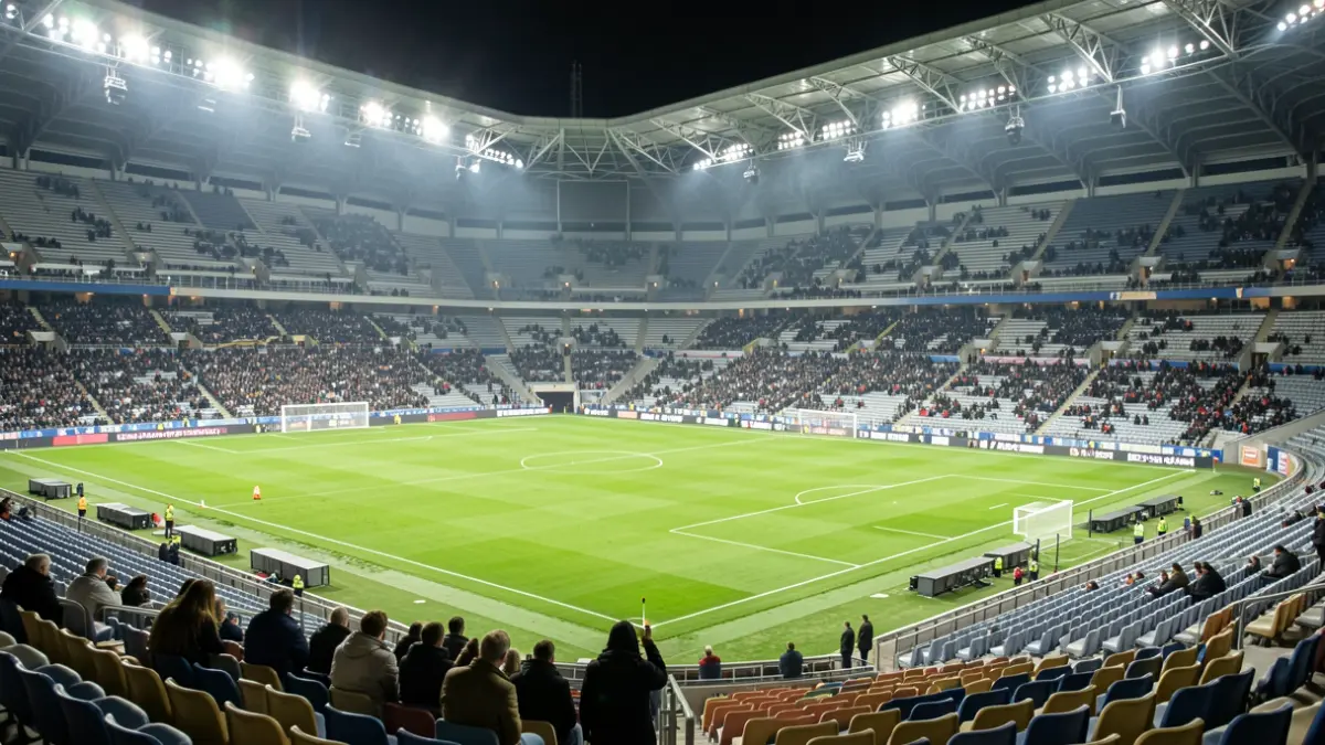 Generic image of an empty football stadium.