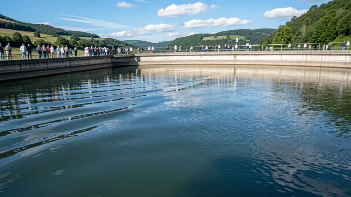 Imagen genérica de un embalse con reservas de agua al 72%.