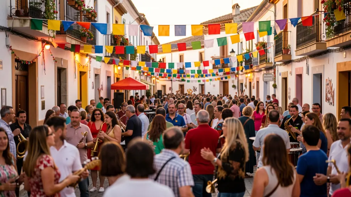 Imagen genérica de las fiestas patronales de Galapagar con ambiente festivo.