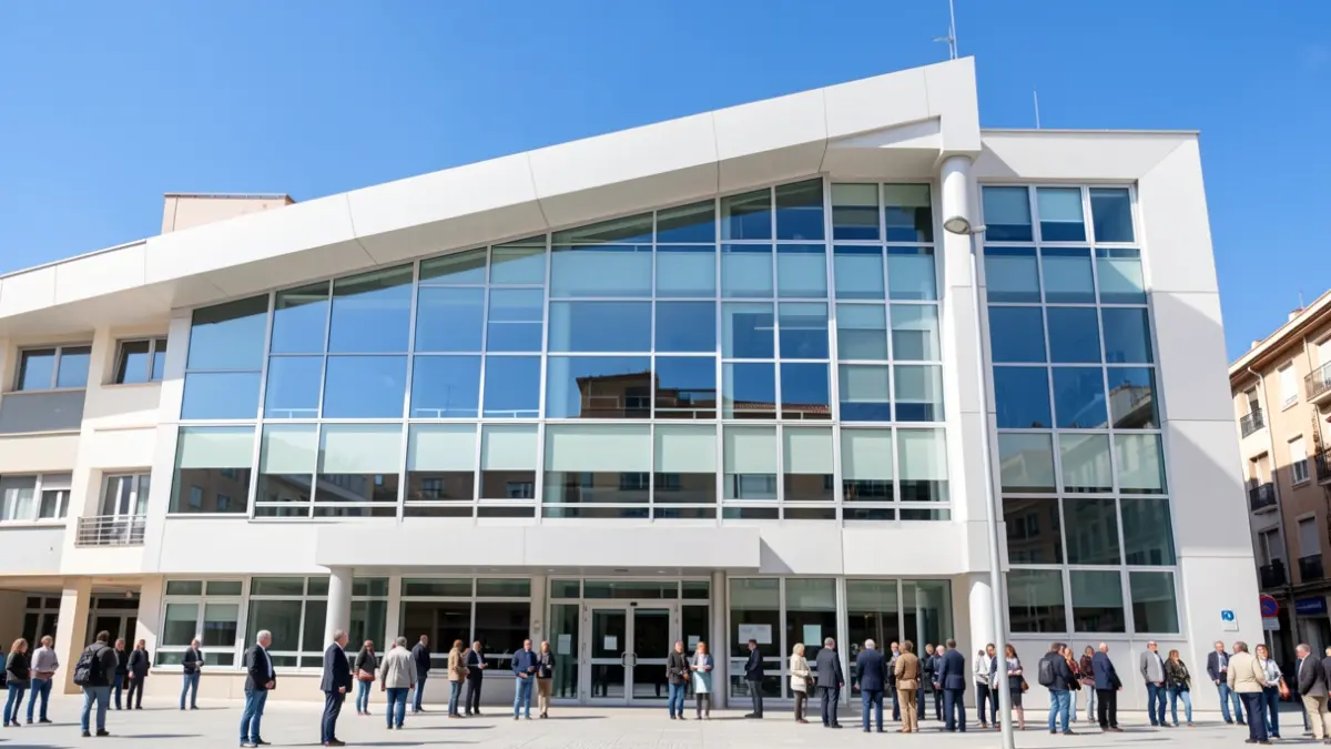 Municipal building in Getafe.
