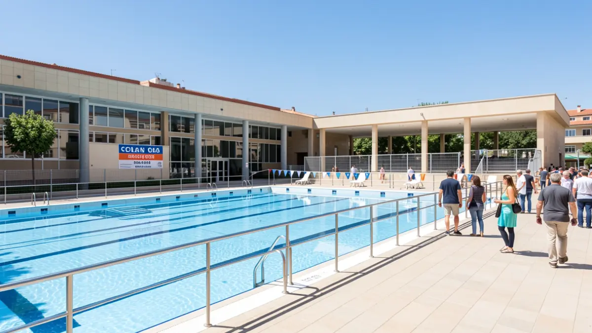 Imagen genérica de la piscina municipal de Valdeolmos-Alalpardo.