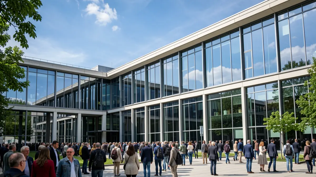 Generic image of a modern university campus with prominent architecture.