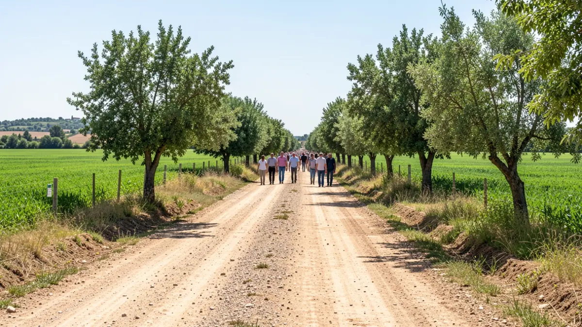 Imagen genérica de un camino rural en la Comunidad de Madrid.