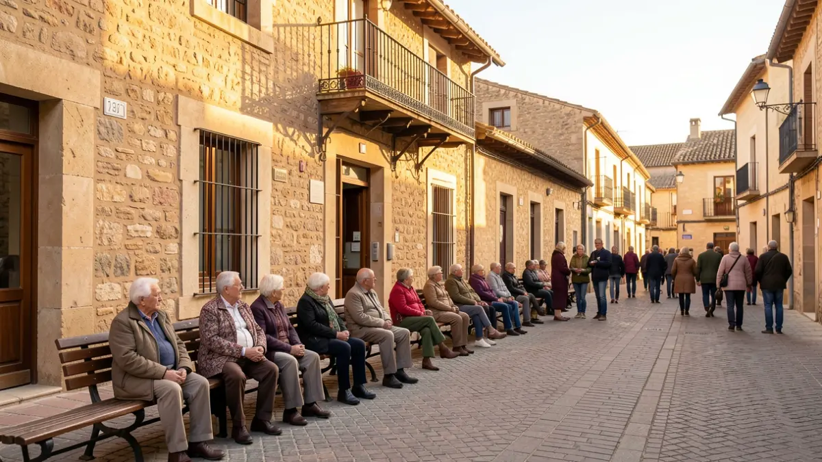 Imagen genérica de un centro de mayores en un entorno urbano español.
