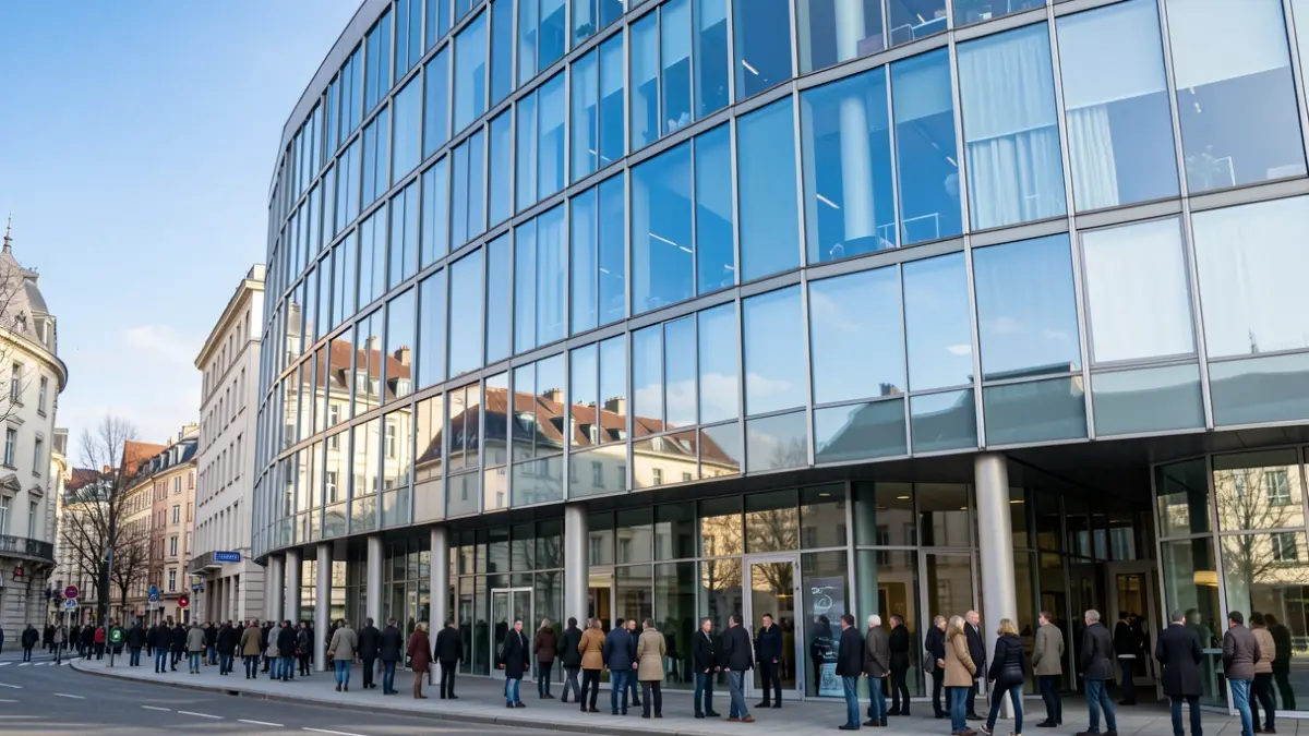 Generic image of a modern office building.