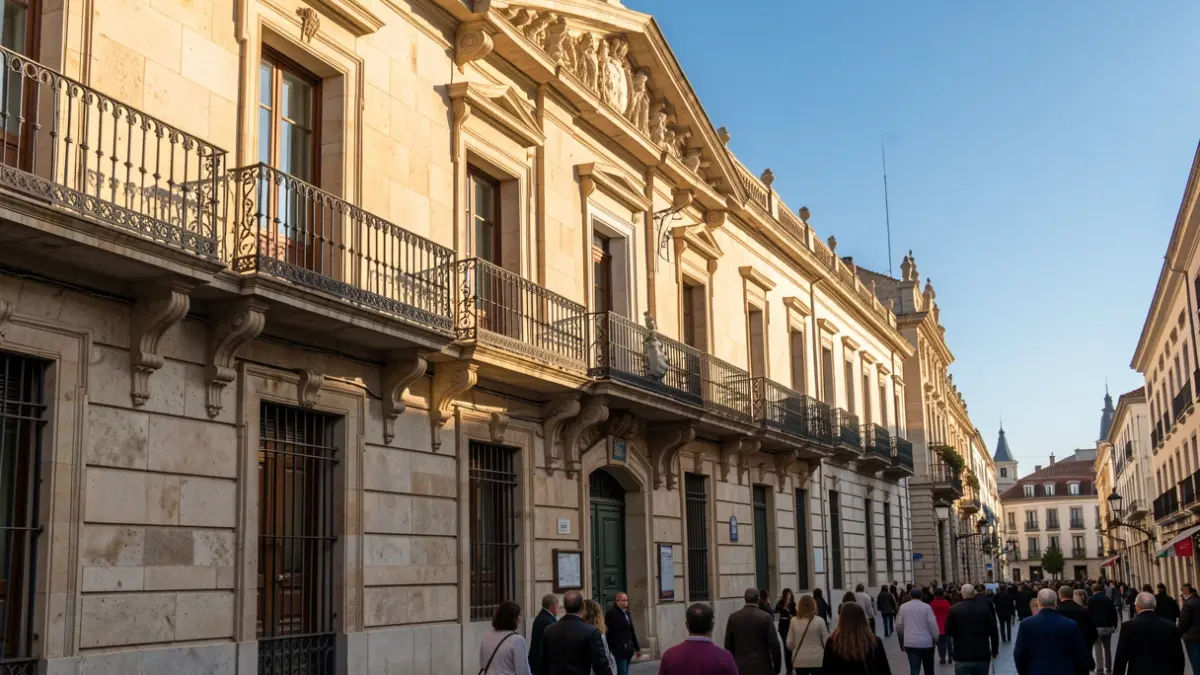 Generic image of the Aranjuez Town Hall in the afternoon light.