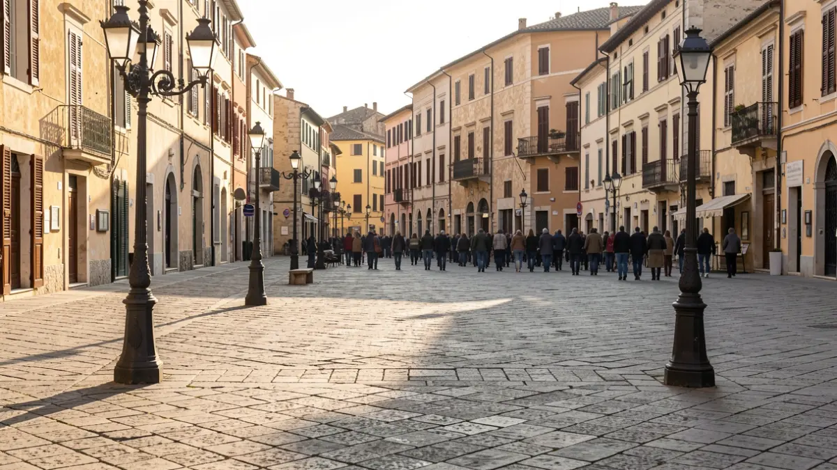 Main square of Coslada during an institutional event.