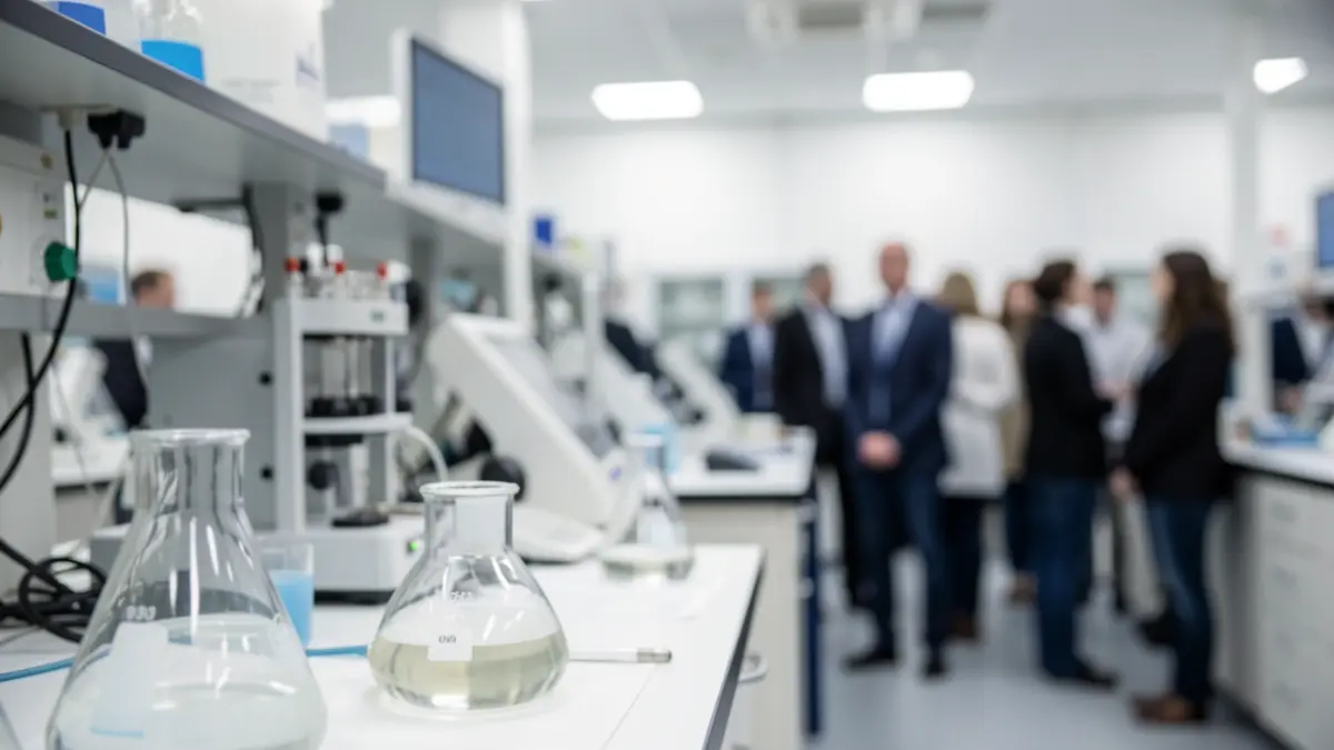 Generic image of a medical research laboratory.