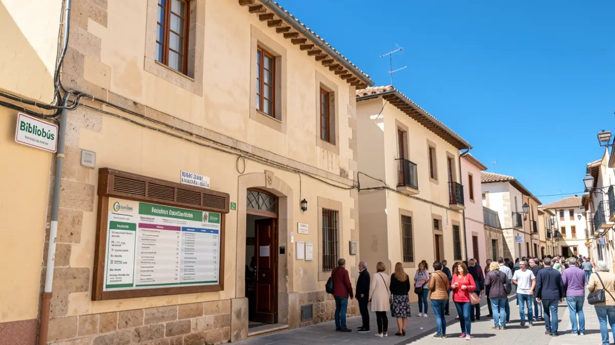Imagen genérica de un bibliobús municipal en una localidad de la Comunidad de Madrid.