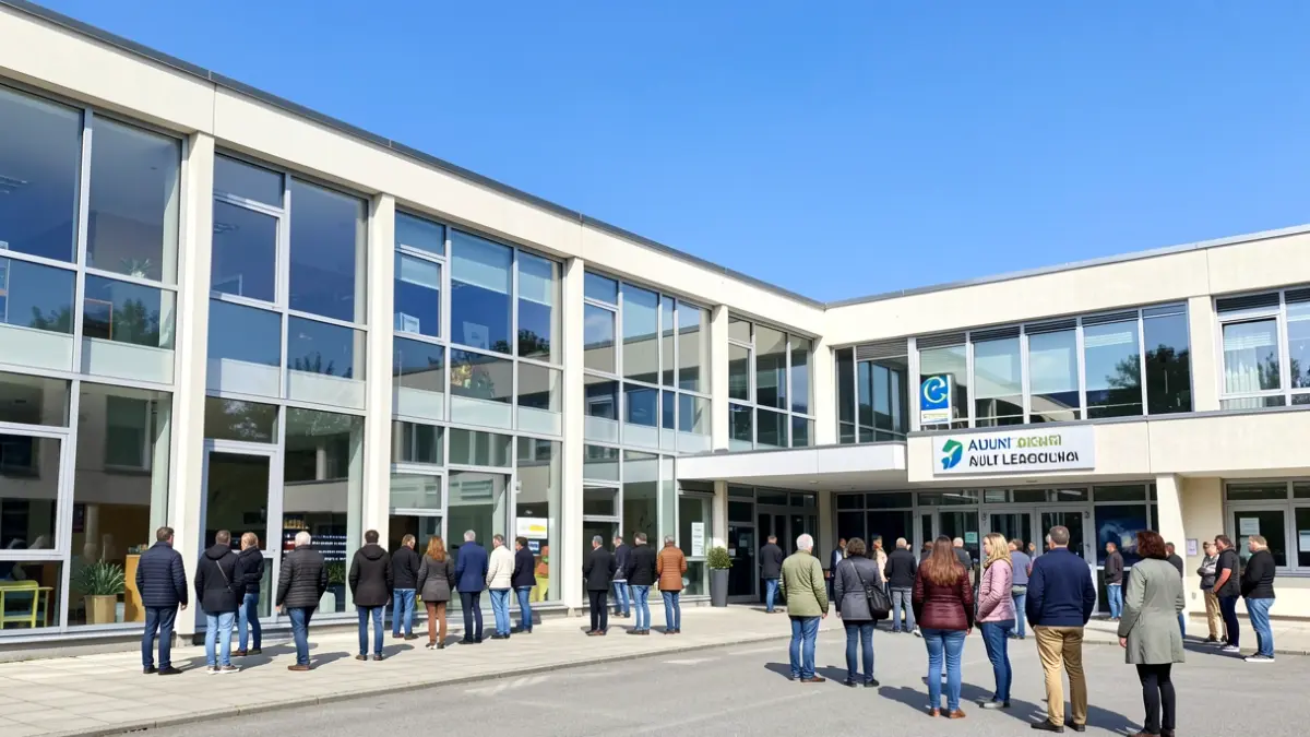 Imagen genérica del exterior de un centro educativo público.