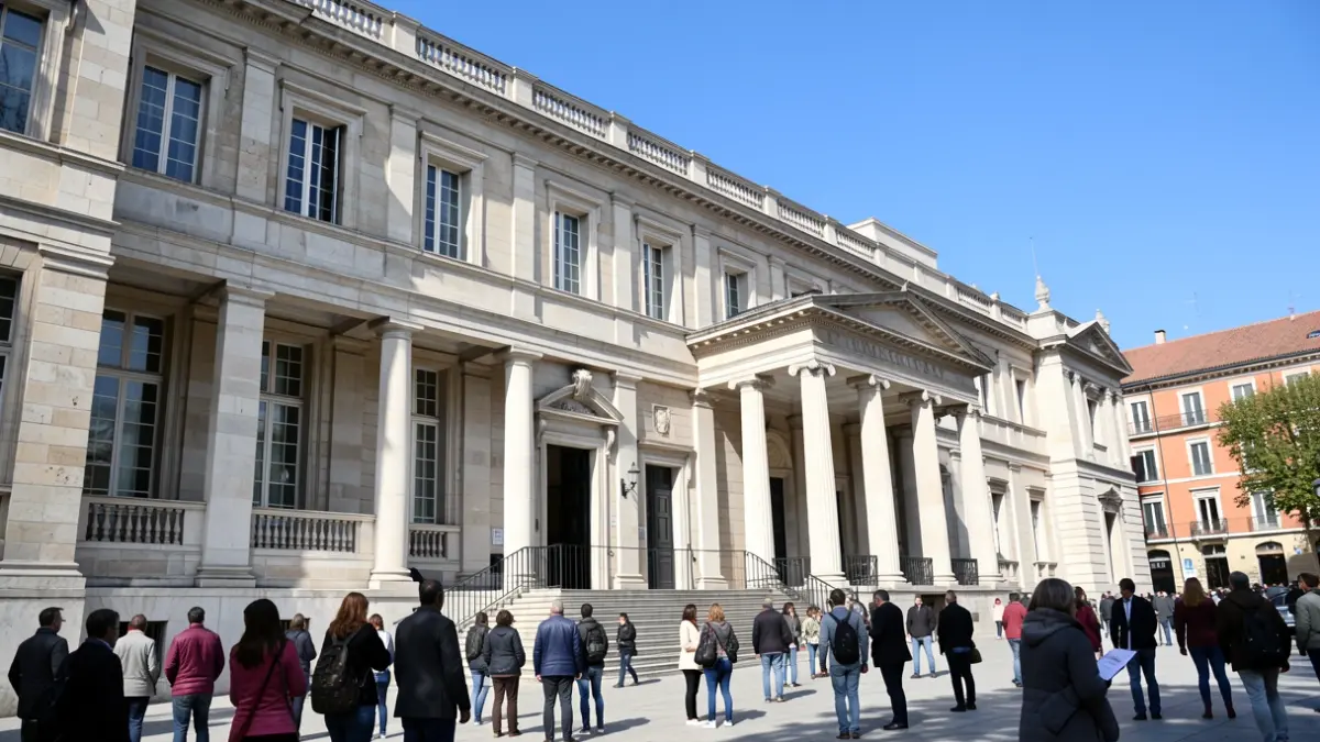 Fachada del Museo Nacional de Ciencias Naturales (MNCN-CSIC) en Madrid.