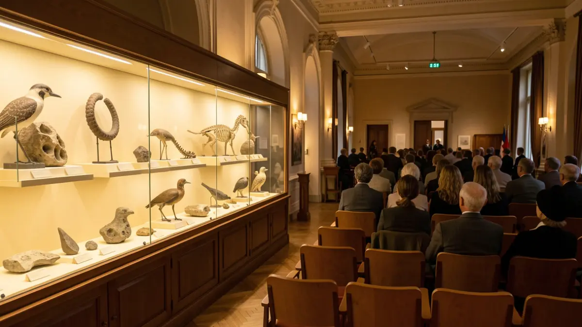 Imagen genérica de una sala de exposiciones en un museo de ciencias naturales.
