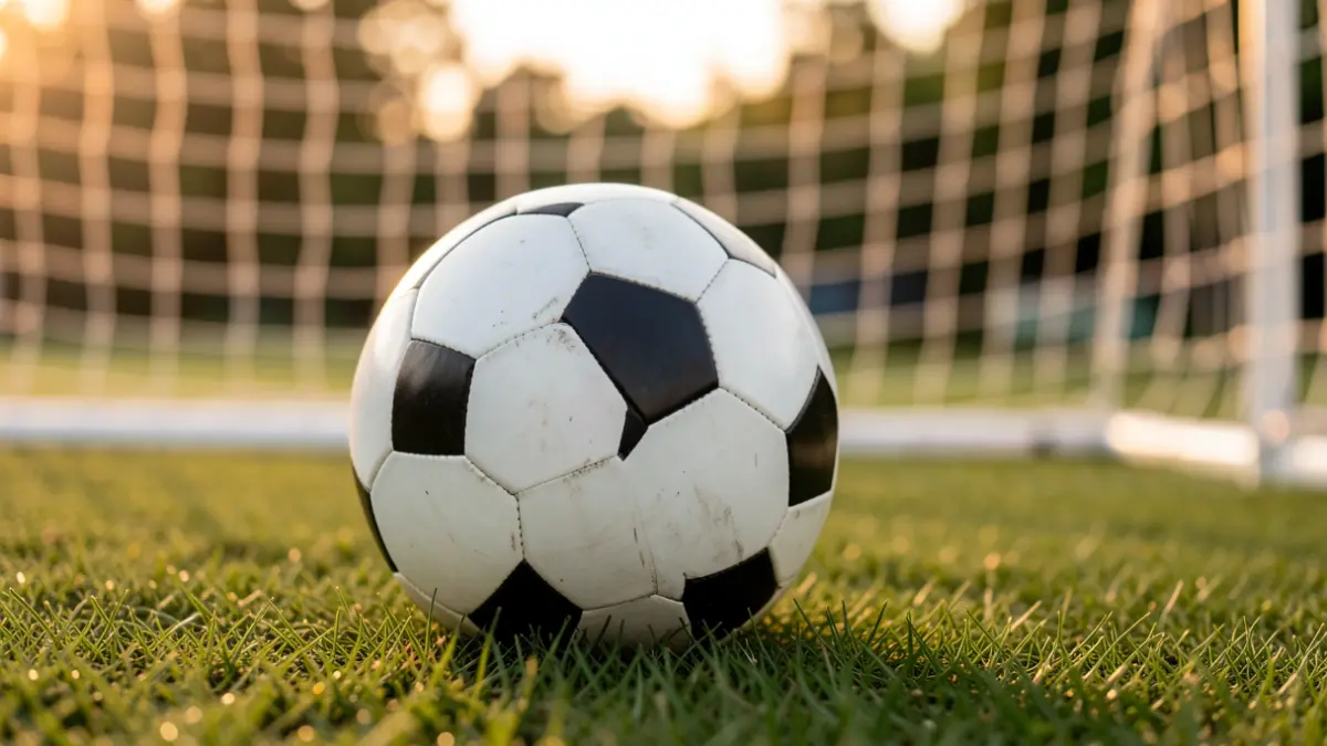 Imagen genérica de un balón de fútbol sobre césped.