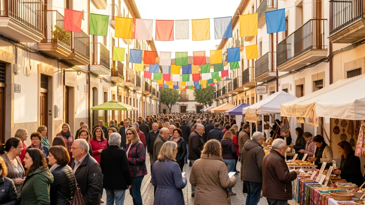 Generic image of a neighborhood festival in Getafe with activities for the whole family.