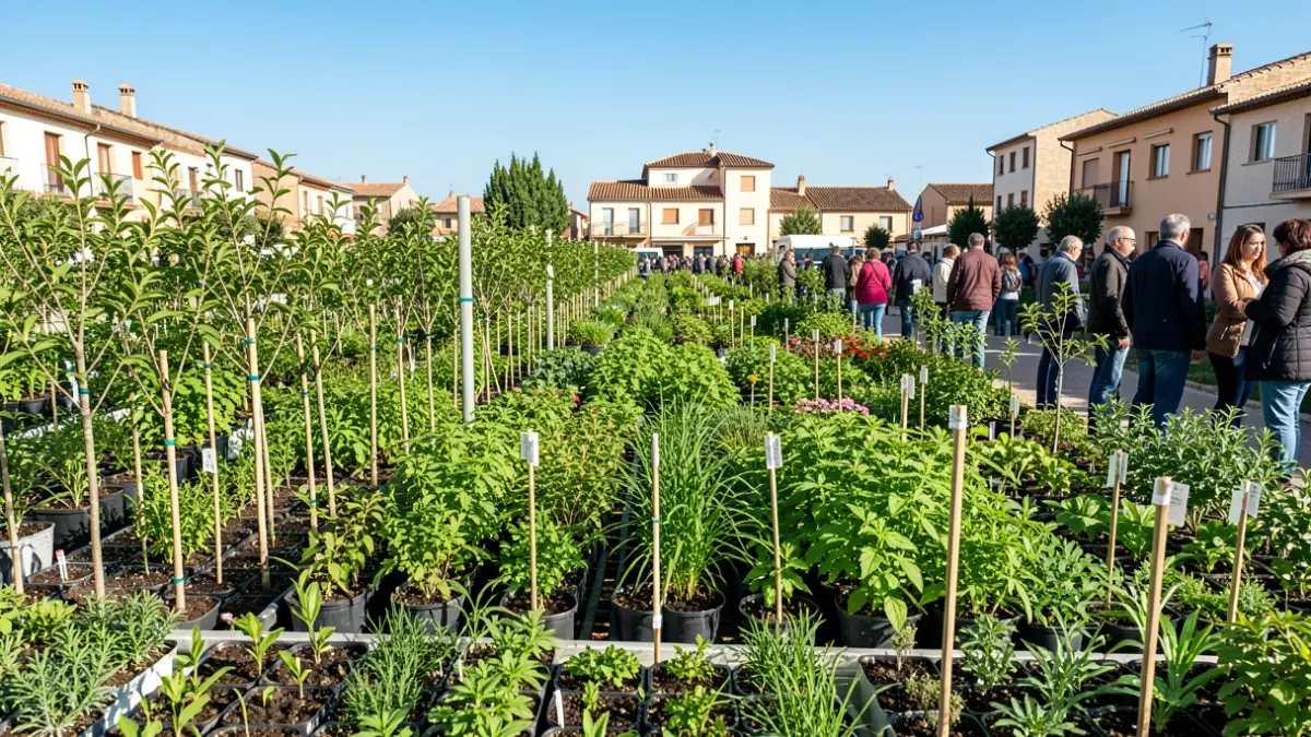 Imagen genérica de un vivero municipal en Arroyomolinos con plantas jóvenes y sanas.