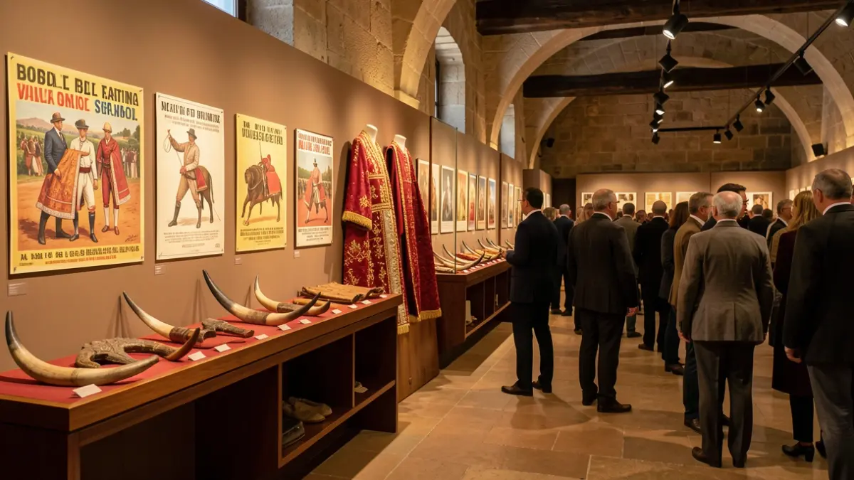 Exposición sobre los 50 años de la Escuela Taurina de Madrid en la Venta del Batán.
