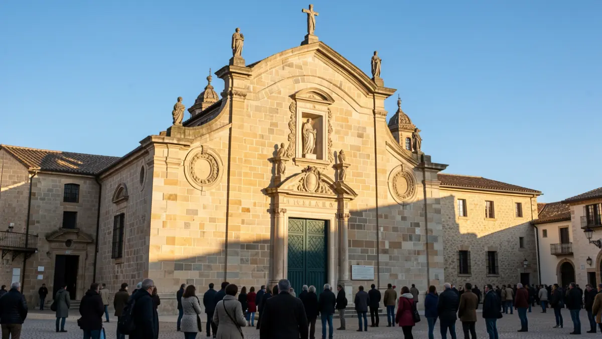 Fachada de la Capilla de Nuestra Señora del Rosario en San Lorenzo de El Escorial.