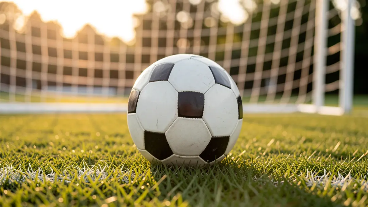 Imagen genérica de un balón de fútbol sobre césped.