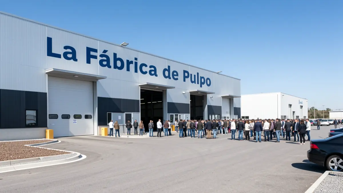 Exterior image of a modern industrial building in Arganda del Rey.