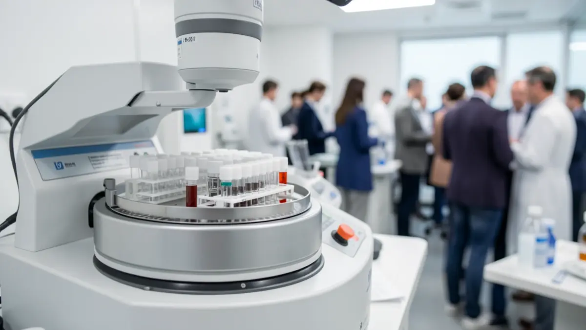 Generic image of a clinical laboratory with medical equipment.