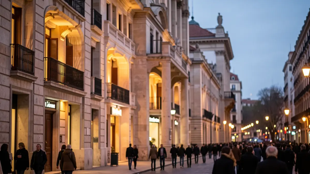 Facade of the Teatros del Canal in Madrid.