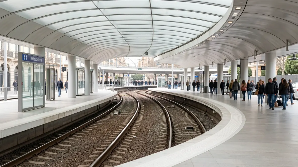 Imagen genérica de una estación de Metro de Madrid vacía.