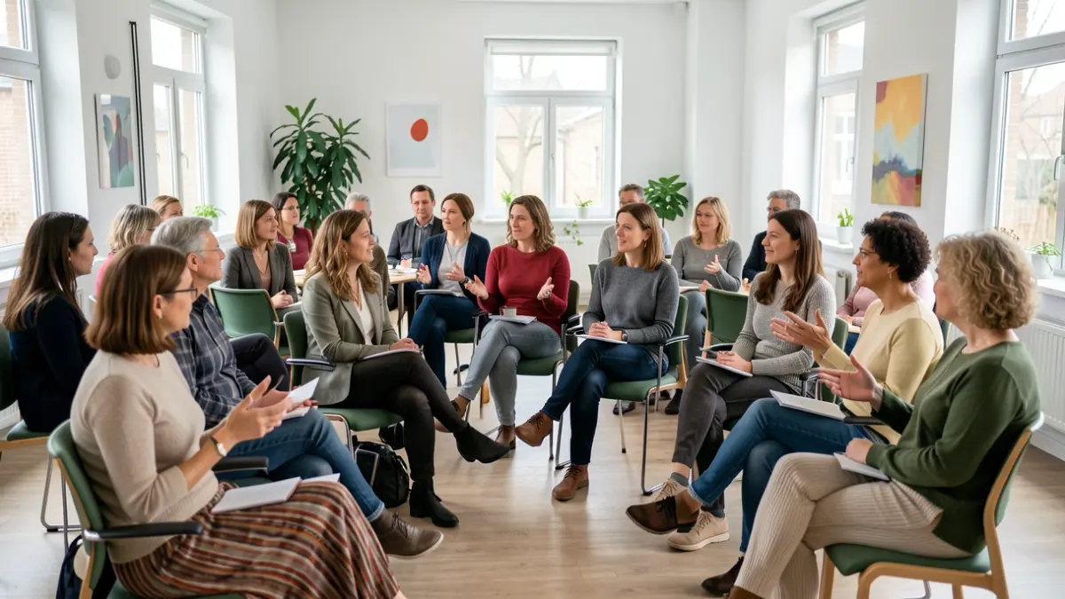 Imagen genérica de mujeres participando en un taller de empoderamiento.