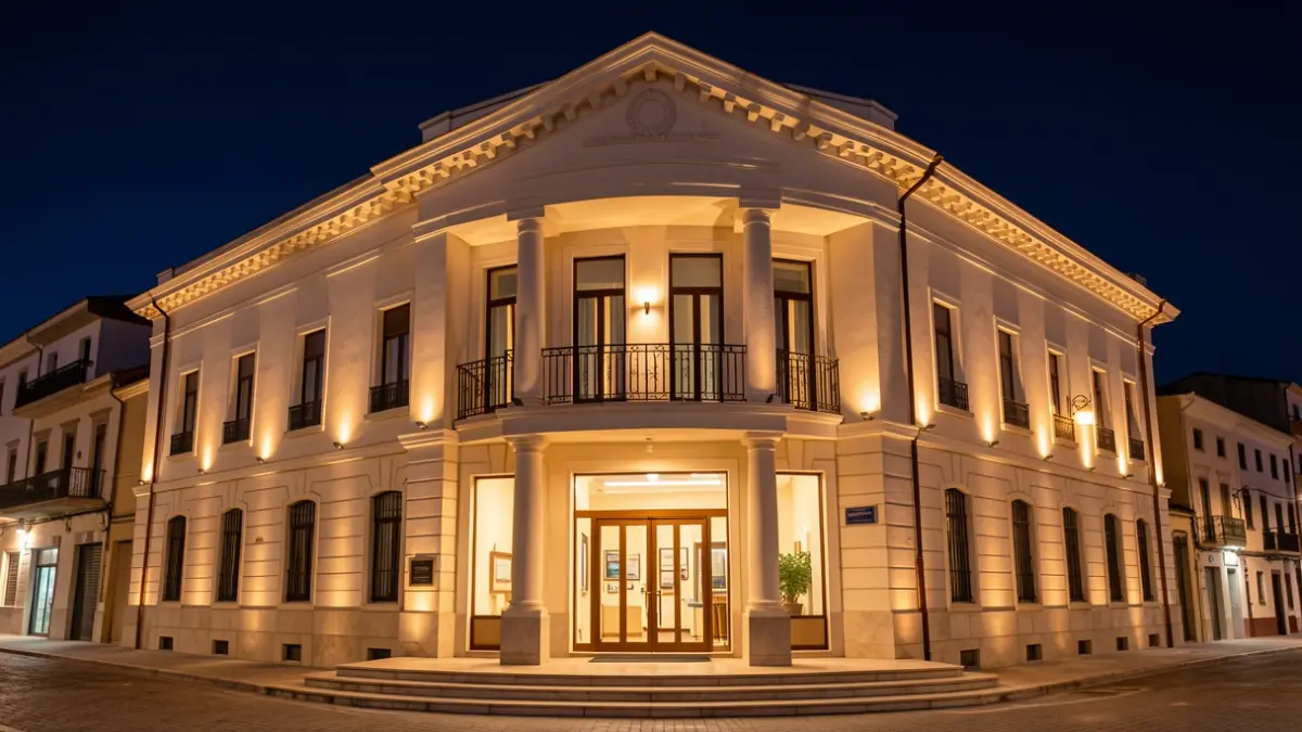 Fachada del Teatro Bulevar en Torrelodones.