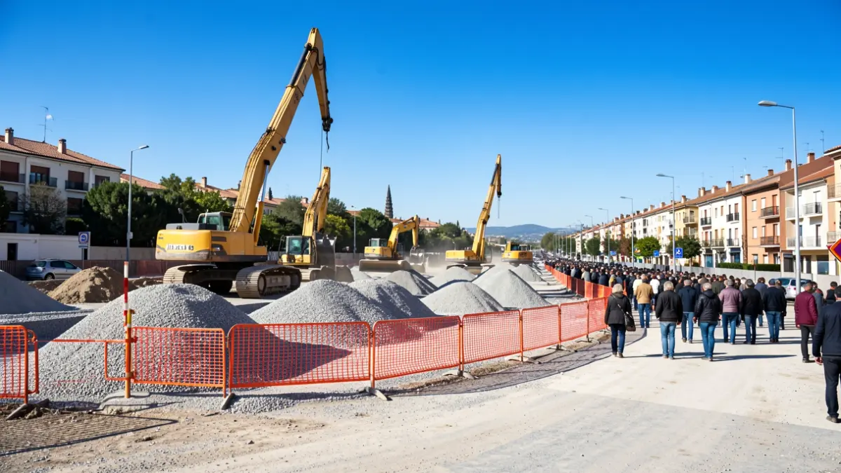 Generic image of construction works in an urban area.