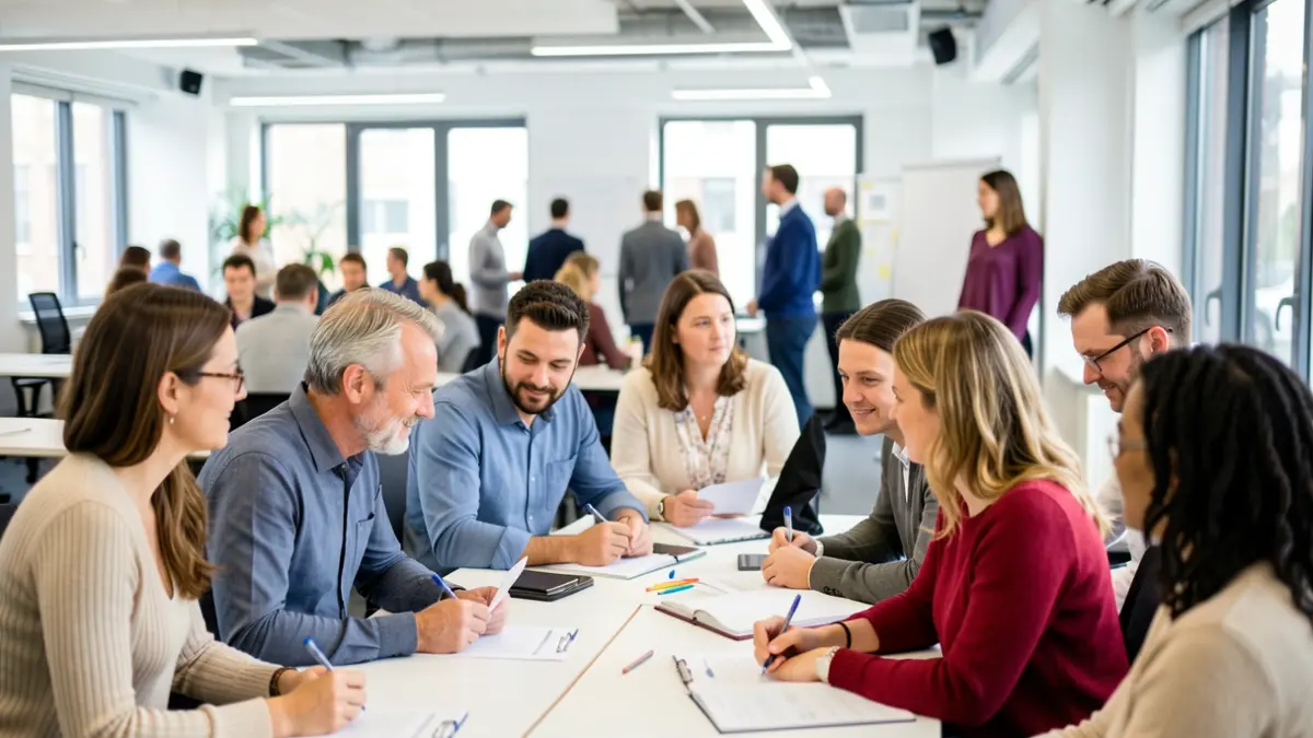 Generic image of people participating in a professional training program.