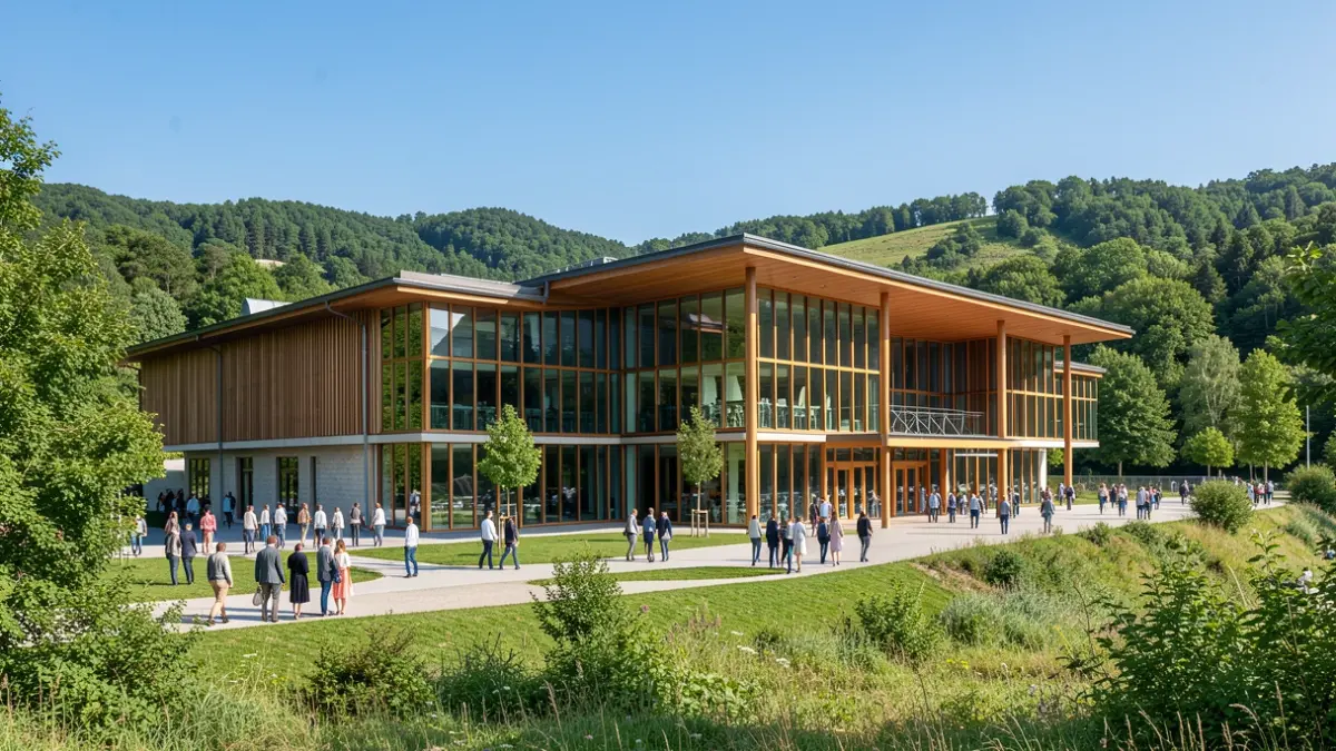 Convention center in a natural setting in the Sierra de Madrid.