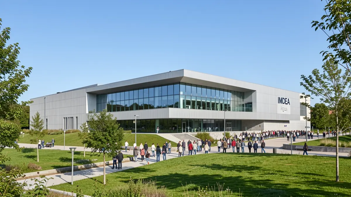Imagen del centro de investigación IMDEA Agua.