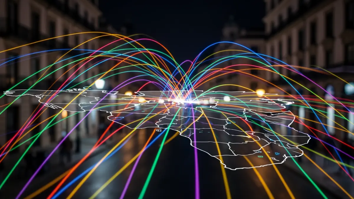 Generic image of abstract, representing international musical energy.