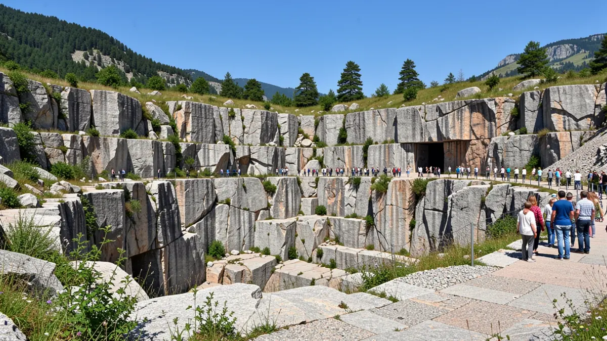 Generic image: featuring natural rock formations and new vegetation.